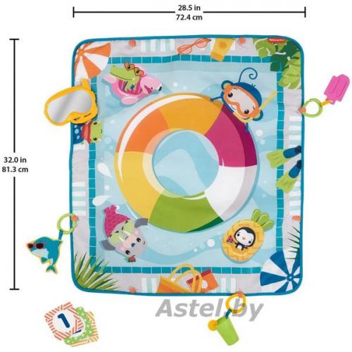 Развивающий коврик Fisher-Price GRR44 Морские приключения (+ карточки)