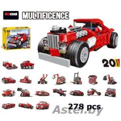 Конструктор Decool 20в1. (278 дет.) 31010