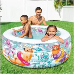 Бассейн Аквариум с надувным дном 1,52м x 56см  Intex 58480NP