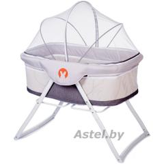 Колыбель Babyhit Carrycot LIGHT GREY светло серая (Складная, москитная сетка) 6409498