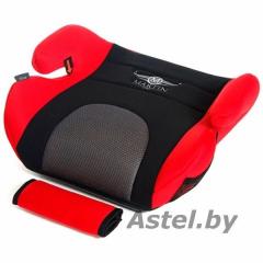 Бустер Martin Noir Yoga (red time) (с накладкой на ремень безопасности) Красный
