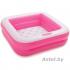 Бассейн Intex Play Box 85х23 (розовый) (57100) с надувным дном