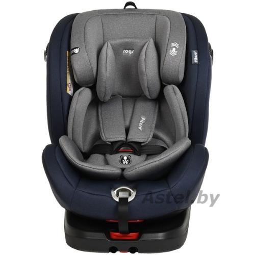 Автокресло Pituso Roys PRO Jeans Grey Inlay / Джинс Серый вкладыш 0-36 кг IsoFix/ BW21-PRO-Jeans