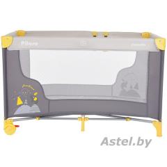 Манеж-кровать Pituso Florecita (серый) P613-Grey