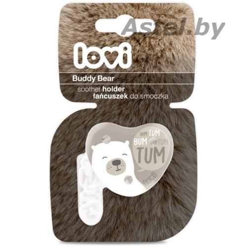 Держатель для пустышки LOVI Buddy bear 10/887