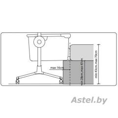 Колыбель приставная Cam Cullami / ART925-T153 (антрацитовый меланж) (0–9Кг) ART925-T153B New