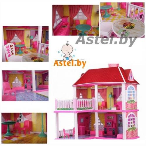 Домик для кукол My Lovely Villa 6980 (83 см, мебель)