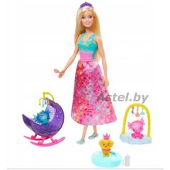 Набор кукла Барби Barbie GJK49 / GJK51 DREAMTOPIA «СКАЗОЧНАЯ ПРИНЦЕССА» 