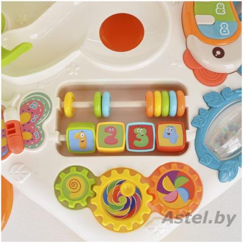 HUANGER Развивающий столик Занимательный лев (свет,звук) 46*46*51 см HE0518-1