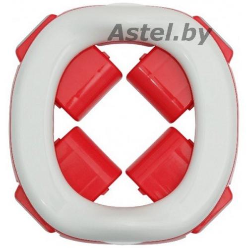 Горшок детский дорожный (складной) HandyPotty кораловый в сумке ROXY-KIDS HP-250R (3шт одноразовых пакета)