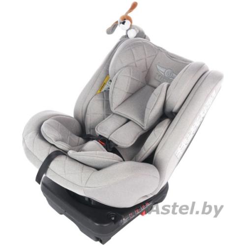 Автокресло Martin noir ProFit Deluxe Grey Isofix (поворот на 360) (с собачкой) Светло серый