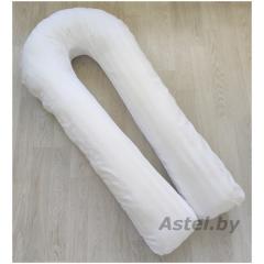 Подушка для беременных с наволочкой Martoo Mommy-U WHITE сатин