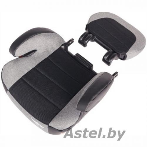 Автокресло Martin noir Right Fix Silk Gray (бустер со спинкой, с Isofix)