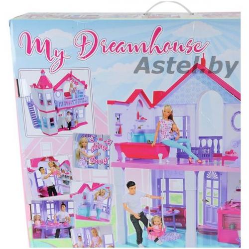 Игровой домик для кукол Дом мечты 6991 (84 см)