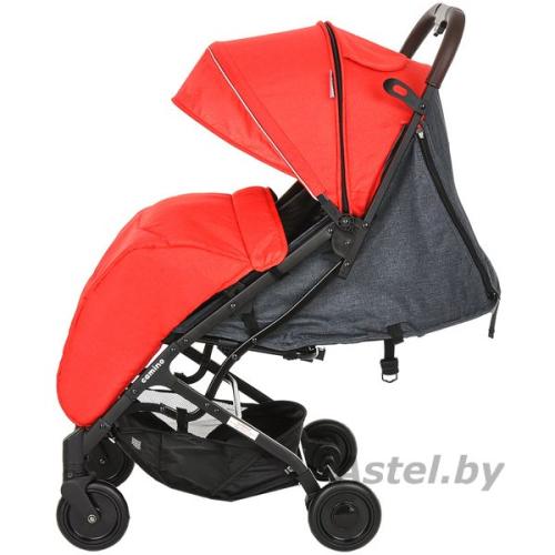 Коляска прогулочная Pituso Camino (red) Х3 Black/Red