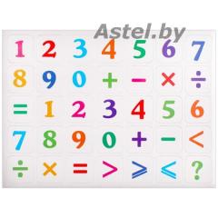 Магниты для доски Darvish 7842 Цифры и знаки (набор 35 эл.)