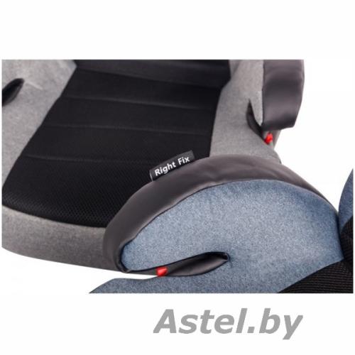 Автокресло Martin noir Right Fix Gentian Blue (бустер со спинкой, с Isofix)