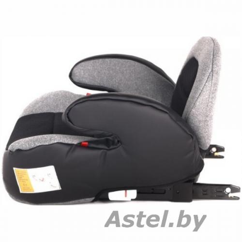 Автокресло Martin noir Right Fix Silk Gray (бустер со спинкой, с Isofix)