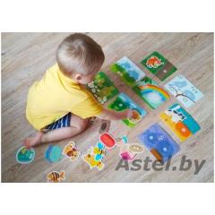 Пластик на липучках Кто где живет? 10KOR PLASTIC