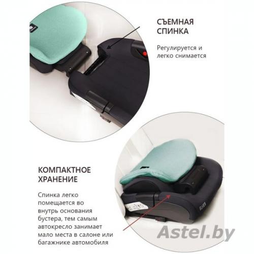 Автокресло Martin noir Elves Verdante veil (бустер со спинкой, Isofix) салатовый