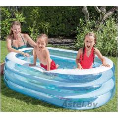 Бассейн детский надувной Intex 57482 МОИ МОРСКИЕ ДРУЗЬЯ (1,63м x 1,07м x 46см)