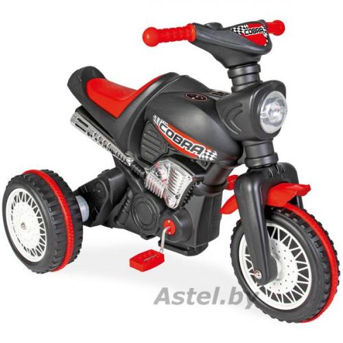 Педальная машина Pilsan Cobra Black/Черный (3-5лет) 7323