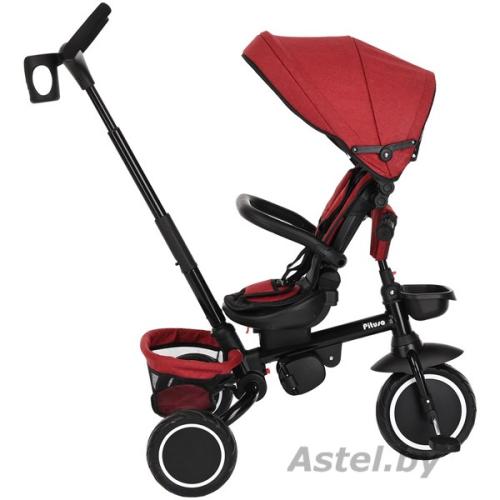 Велосипед трехколесный Pituso Elite Plus Red Maroon Темно-красный JY-T05Plus-Red