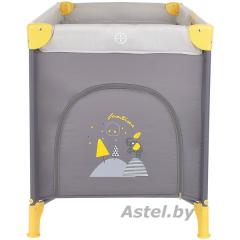 Манеж-кровать Pituso Florecita (серый) P613-Grey