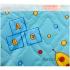 Клеенка детская 57х90см (арт.1009) Бусинка голубой