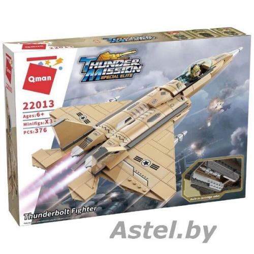 Конструктор Thunder mission Самолет (376 дет) 22013