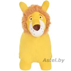 Прыгуны-животные Pituso Львенок (PVC+съемный плюш.чехол, насос, муз.) Желтый GS015