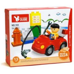 Конструктор DUBIE, 13 деталей, арт. 103 (большие детали)
