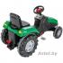 Педальная машина Pilsan Трактор MEGA 07321 Зеленый 07321-Green
