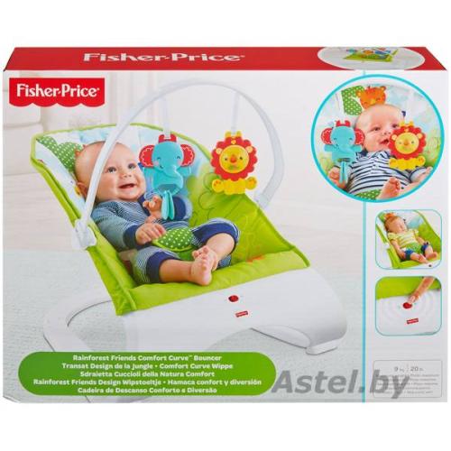 Кресло-качалка друзья тропического леса Fisher-Price CJJ79