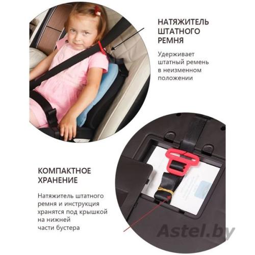 Автокресло Martin noir Elves Blue jazz (бустер со спинкой, Isofix)