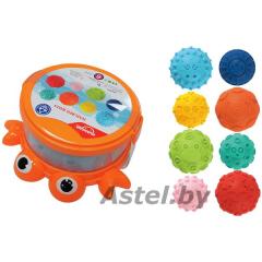 HAUNGER Набор сенсорные мячики ПОМОЩНИКИ КРАБА 8 шт. HE0259