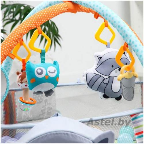 Развивающий коврик Енот (+30 шириков)