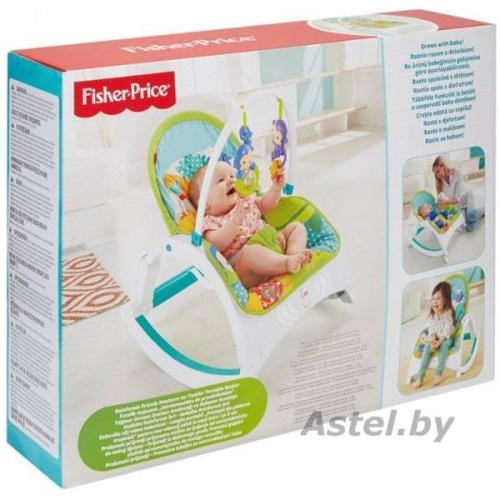 Шезлонг-качалка друзья тропического леса Fisher-Price CMR10 Rainforest