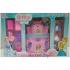 Замок для кукол с мебелью и куклами, светозвуковые эффекты, арт. CB889-1
