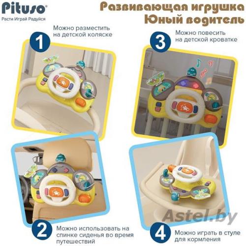 PITUSO Развивающая игрушка Юный водитель (свет,звук) HW23077937