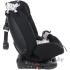 Автокресло Martin noir ProFit Elegant Black Isofix (поворот на 360) (с зеброй) Черный