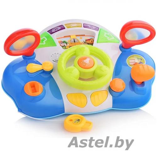 HUANGER Игрушка развивающая Музыкальный руль (свет.звук) 36*24,5*14,5 см HE0507
