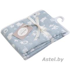 Плед детский Perina Зверюшки 110х80 см ПЛ-01.2 голубой