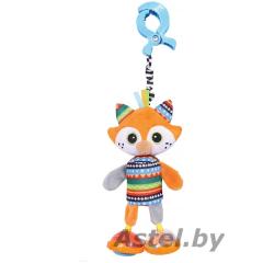 BIBA TOYS Игрушка-подвеска на прищепке Лисенок Фокс, 36*12 см WF217