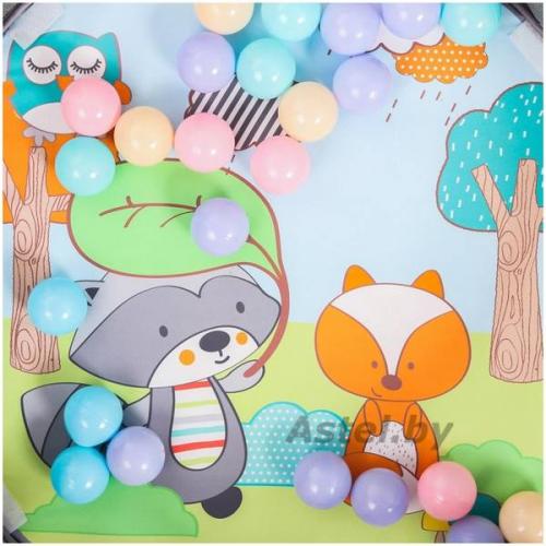 Развивающий коврик Енот (+30 шириков)