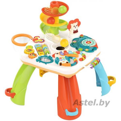 HUANGER Развивающий столик Занимательный лев (свет,звук) 46*46*51 см HE0518-1