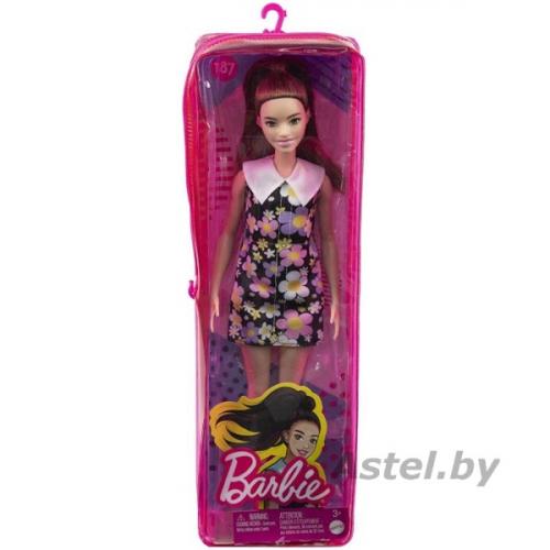 Кукла Барби Barbie / Игра с модой Кукла Барби Брюнетка в Платье HBV19