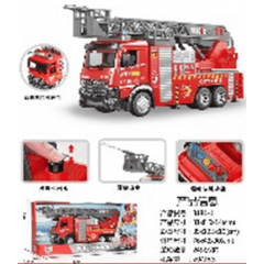 Инерционный пожарная машина, свет, звук, коробка 8181-1