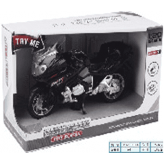 Мотоцикл, свет, звук, работает от батареек, коробка 661-014D