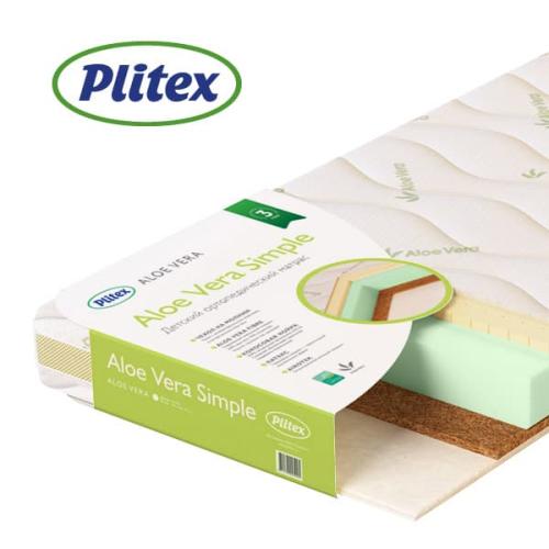 Детский матрас Plitex Aloe Vera Simple 119х60х11 арт.АВ-05/1 (Плитекс Алоэ Вера Симпл)